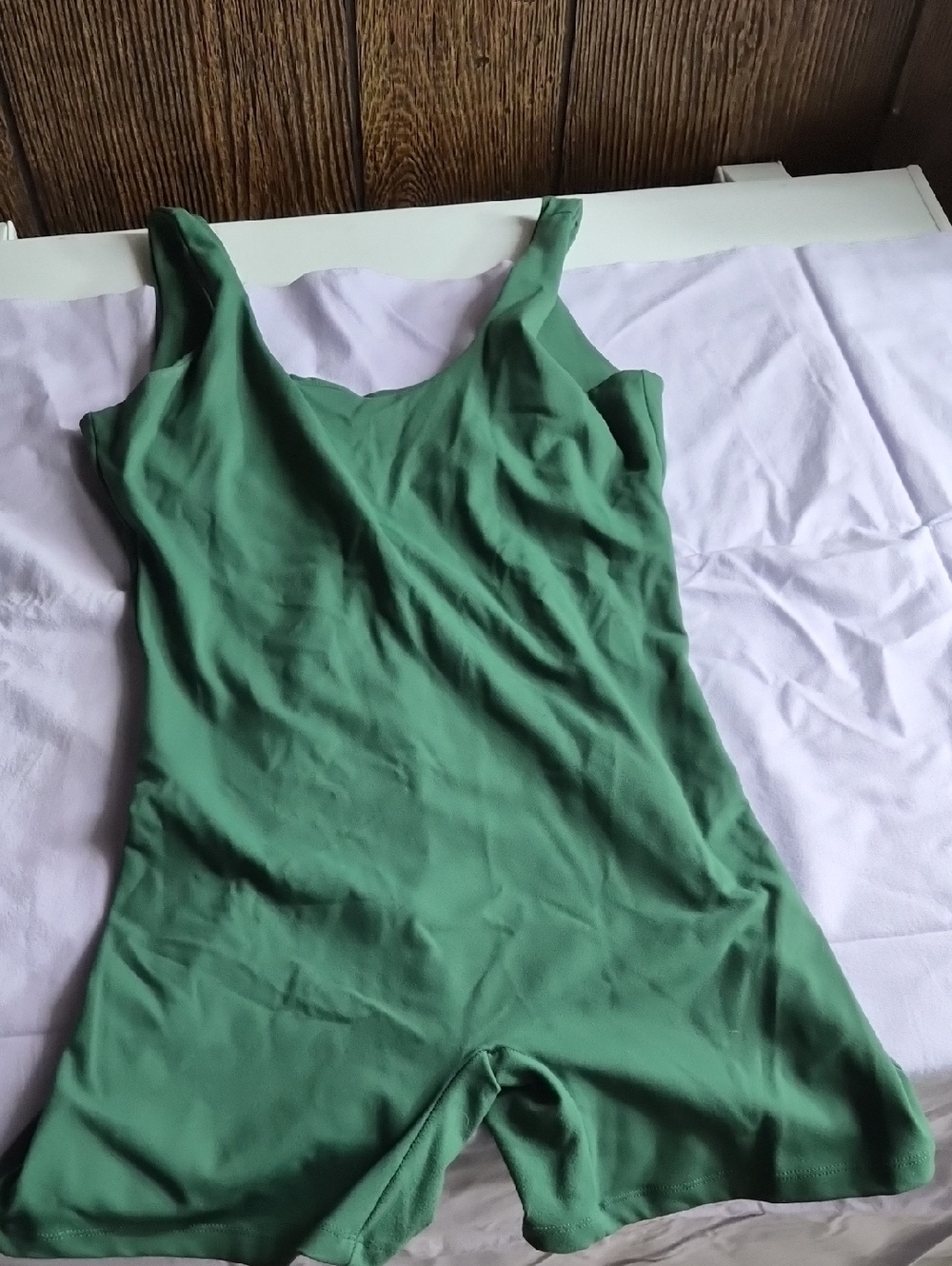 Green One-Piece Romper